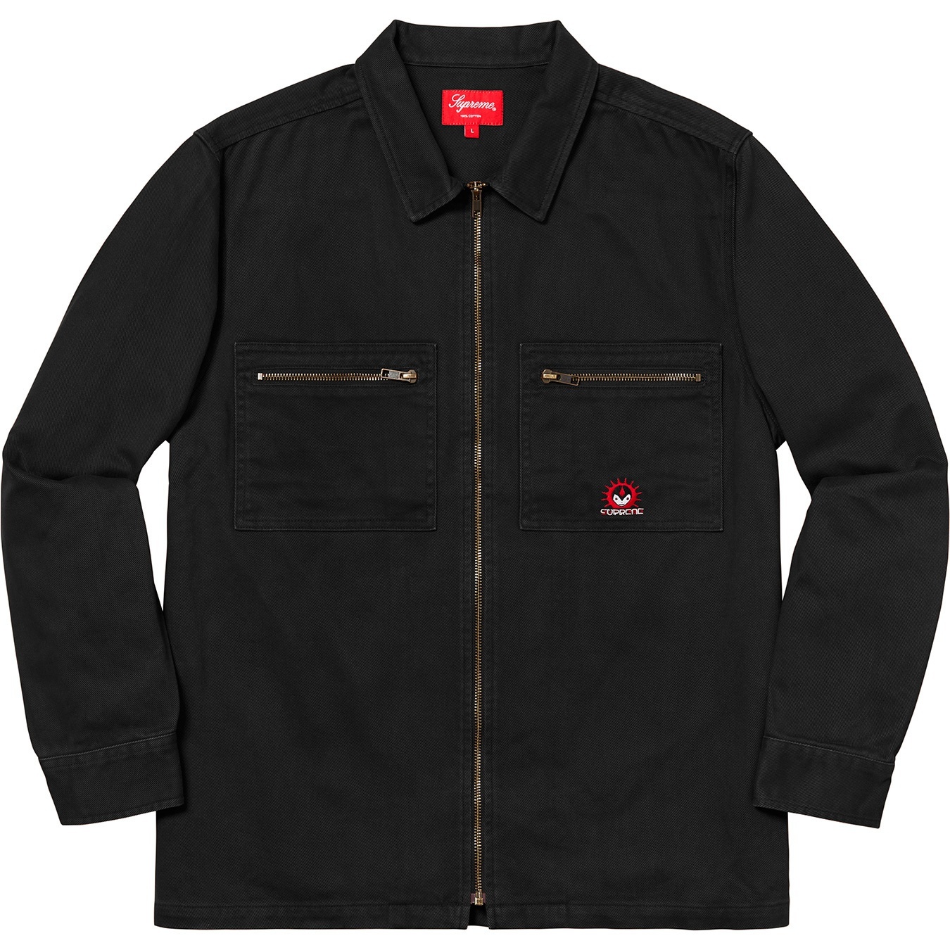 Vampire Denim Zip Up Shirt view 5